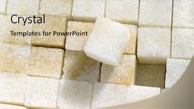  Presentation with suger cane - Amazing theme having suger blocks backdrop and a lemonade colored foreground