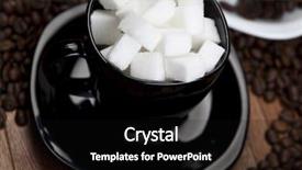  Presentation with candy suger - PPT theme consisting of suger background and a  colored foreground