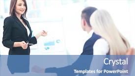  Presentation with successful group of surgeons - Audience pleasing slides consisting of suit at the office leading backdrop and a teal colored foreground