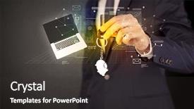  Presentation with housing - PPT layouts consisting of suit holding keys with statistics background and a  colored foreground