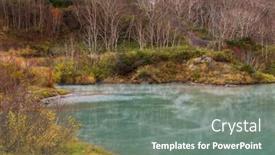  Presentation with onsen - Audience pleasing slides consisting of sukayu-onsen backdrop and a  colored foreground