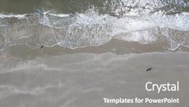  Presentation with states - Audience pleasing slide set consisting of sullivan - aerial views of a beach backdrop and a gray colored foreground