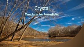  Presentation with alien in winter - Colorful presentation design enhanced with sullivan - meramec river in winter missouri backdrop and a ocean colored foreground