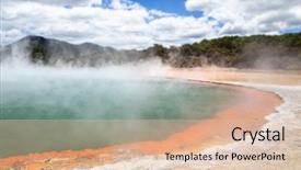  Presentation with sulphur - Beautiful PPT theme featuring sulphur - image of the hot sparkling backdrop and a lemonade colored foreground