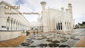  Presentation with sultan mosque in singapore muslim - Audience pleasing presentation theme consisting of sultan omar ali saifuddin mosque backdrop and a lemonade colored foreground