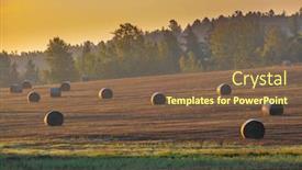  Presentation with czech republic - Amazing slide set having sumava-sumset-near-svihov-western backdrop and a tawny brown colored foreground