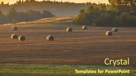  Presentation with czech republic - Audience pleasing presentation theme consisting of sumava-sumset-near-svihov-western backdrop and a tawny brown colored foreground