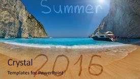 Presentation with zakynthos - PPT theme having summer 2016 greece zakynthos concept background and a  colored foreground