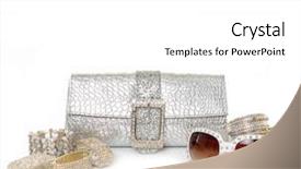  Presentation with summer camp pictures - Slide deck with summer accessories on white background background and a white colored foreground