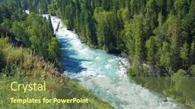  Presentation with siberia - Colorful PPT theme enhanced with summer-alpine-landscape-in-altai backdrop and a tawny brown colored foreground