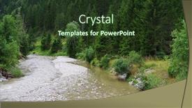  Presentation with national - Beautiful slide deck featuring summer-alpine-landscape-in-national backdrop and a tawny brown colored foreground