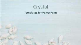  Presentation with summer - Beautiful presentation design featuring summer-beach-background-in-white backdrop and a sky blue colored foreground