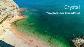  Presentation with summer - Presentation with summer-beach-platja-del-parad background and a  colored foreground