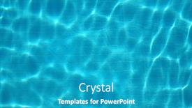 Presentation with blue water - Audience pleasing PPT theme consisting of summer-blue-swiming-pool-water backdrop and a teal colored foreground