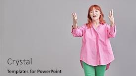  Presentation with trousers - PPT theme having summer-casual-fashion background and a light gray colored foreground