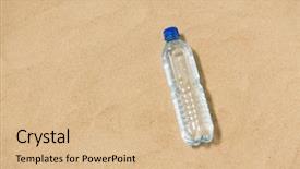  Presentation with hydration - Amazing theme having summer concept - bottle of water backdrop and a  colored foreground
