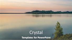  Presentation with fort - Amazing slide set having summer-dawn-over-horsetooth-reservoir backdrop and a gray colored foreground