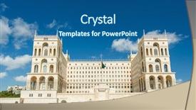  Presentation with government - Amazing slides having summer day in baku azerbaijan backdrop and a ocean colored foreground