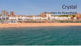  Presentation with ferris wheel - Slides featuring summer day in june 2013 background and a light blue colored foreground