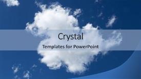  Presentation with plain clear navy blue blue and white cloudy - PPT theme featuring summer day in new zealand background and a  colored foreground