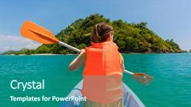  Presentation with indonesia independence day - Audience pleasing slide set consisting of summer during vacation in flores backdrop and a ocean colored foreground