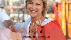  Presentation with fair - Theme featuring summer fair - shopping trip background and a  colored foreground