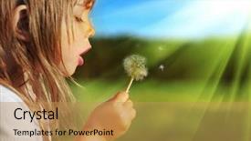  Presentation with sweet - Beautiful PPT layouts featuring cute background - summer fun sweet little girl backdrop and a coral colored foreground