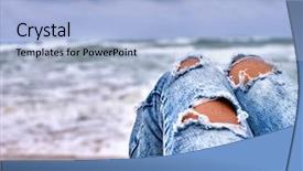  Presentation with ocean waves - Amazing slide deck having summer girl sea woman sitting on coast near ocean with waves hot dog leg selfie backdrop and a light blue colored foreground