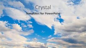  Presentation with beauty - Slide set with summer-heavens-sky-beauty background and a light blue colored foreground