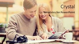  Presentation with city map - PPT theme enhanced with summer holidays dating city break background and a  colored foreground