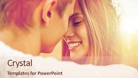  Presentation with hippie - Colorful slide deck enhanced with summer holidays love romance backdrop and a lemonade colored foreground