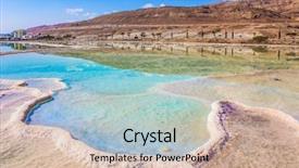  Presentation with medical tourism - Cool new slides with summer israel very salty water backdrop and a soft green colored foreground