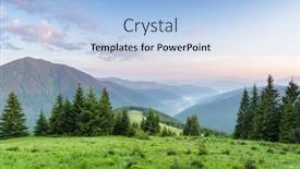  Presentation with green forest morning - 