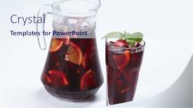  Presentation with lemonade - Amazing presentation having summer-lemonade backdrop and a sky blue colored foreground