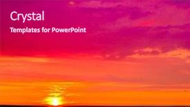  Presentation with ocean - Cool new presentation with summer night ocean backdrop and a violet colored foreground