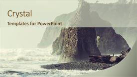  Presentation with arches national park - Slide set featuring summer olympics - olympic national park landscapes background and a soft green colored foreground