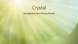  Presentation with spring nature grass - Cool new theme with summer season abstract nature background backdrop and a cream colored foreground