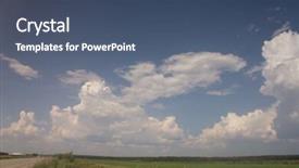  Presentation with summer sun - Audience pleasing PPT theme consisting of summer sun divine blue backdrop and a ocean colored foreground