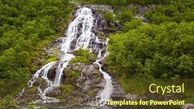  Presentation with road trip - PPT layouts enhanced with summer-trip-to-the-north background and a tawny brown colored foreground