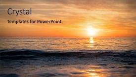  Presentation with sun life financial - Audience pleasing slide deck consisting of summer vaction - silhouette of empty beach backdrop and a coral colored foreground