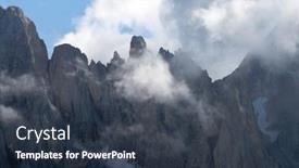  Presentation with europe - Slides enhanced with summer-view-of-the-famous background and a tawny brown colored foreground