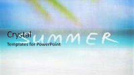  Presentation with spa day - Slide set with summer vintage card background blur abstract textured style luxury beach resort day spa grunge style photo text space summer holidays concept background and a light blue colored foreground