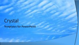  Presentation with blue sky - PPT layouts consisting of summer wide screen - blue sky and clouds background and a  colored foreground