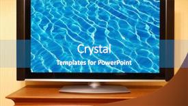  Presentation with plasma - Slides featuring summer wide screen - plasma panel both pictures are background and a  colored foreground