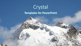  Presentation with summit - Cool new PPT theme with peru navidad - summit urus in the cordilleras backdrop and a ocean colored foreground