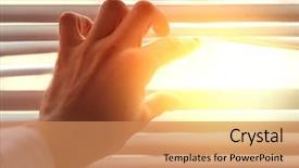  Presentation with bright ideas - Presentation theme consisting of sun - bright business ideas and concepts background and a coral colored foreground