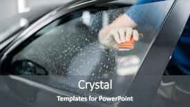  Presentation with film - Slide deck consisting of sun - specialist work with car tinting background and a gray colored foreground