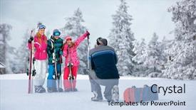  Presentation with doctor taking care of family - Cool new presentation with sun and fun - happy family backdrop and a light blue colored foreground