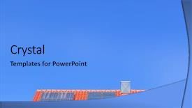  Presentation with solar cell - Audience pleasing presentation theme consisting of sun cell - image of a solar panel backdrop and a light blue colored foreground