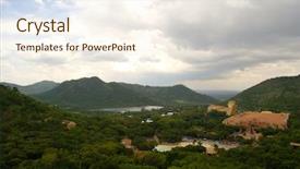  Presentation with lost - Presentation with sun city background and a cream colored foreground